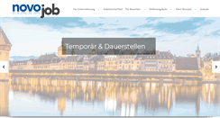 Desktop Screenshot of novo-job.ch